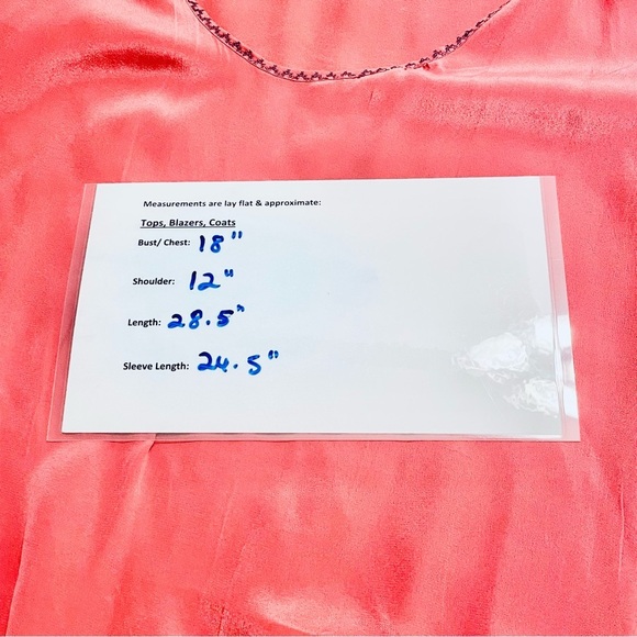 Primrose 100% Silk
Scoop Neck Blouse -
Coral Rose size XS - Picture 12 of 13